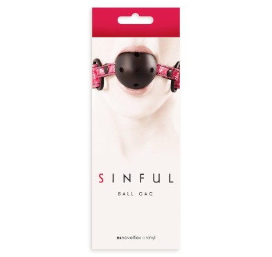 Knebel-SINFUL BALL GAG PINK